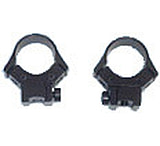 Image of B-Square InterLock Adjustable Air Gun Rings - 1 inch x 11mm Dovetail, Blue 10101