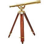 Image of Barska 18x50 Anchor Master Spyscope - Spotting Scope w/ Mahogany Floor Tripod AA10618