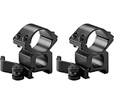 Image of Barska Weaver Style See-Through Quick Release Rings