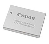 Image of Canon Rechargeable Lithium Ion Battery Pack NB-5L