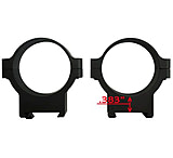 Image of CZ 40012 CZ 550/557 Scope Rings 34mm Ring Set Low Aluminum Black Matte