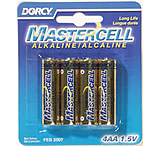 Image of Dorcy AA Mastercell Alkaline Batteries 4 Per Card 41-1634