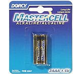 Image of Dorcy AAA Mastercell Alkaline Batteries - 2 Per Card 41-1623