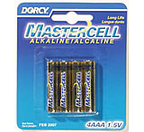 Image of Dorcy AAA Mastercell Alkaline Batteries - 4 Per Card 41-1624