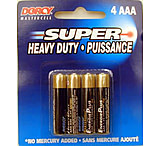 Image of Dorcy AAA Mastercell Heavy Duty Batteries - 4 Per Card 41-1504