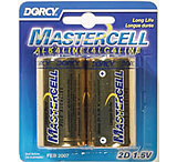 Image of Dorcy D Mastercell Alkaline Batteries- 2 Per Card 41-1620