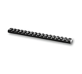 EAW Steel Picatinny Rail, Weatherby Mark V, 0 MOA, 113.8 mm Spacing, Black, Small, 418310070
