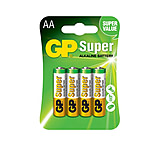 Image of Energy Products Gp Aa Super Alkaline Battery, 4pk Carded