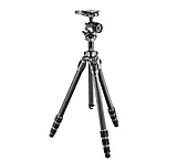 Image of Gitzo Mountaineer Tripod Kit, Series 2 Carbon 4 Sections, Ball Head QD