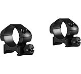 Image of Hawke Sport Optics Precision Steel 1in Rings Weaver w/ Nut - 2-Pieces
