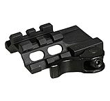 Image of Leapers UTG LE Rated Tri-Rail/2 Slot Angle Mount w/ Integral QD Lever Lock System