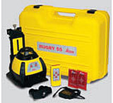 Image of Leica Geosystems 6000739 Rugby 55 (Class IIIa) GC Construction Laser Package: Rod-Eye Classic, Alkaline Batteries