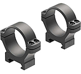 Leupold BackCountry 34mm Picatinny/Weaver Cross-Slot and Ring Mount Set, Medium, Aluminum, Black Matte, 183391
