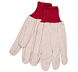Image of MCR Safety Double Palm Work Gloves, 18oz Cotton Polyester Blend, Clute Pattern with Straight Thumb, Knit Wrist