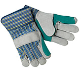 Image of MCR Safety A Select Shoulder Split Leather Work Gloves with Double Palm, 2.5in Plasticized Safety Cuff
