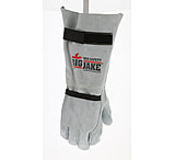MCR Safety Big Jake Full Leather Back Work Gloves, 8in Leather Extended Gauntlet Bell Cuff, Inside Double Leather Palm