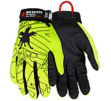 MCR Safety Cut Pro Mechanics Cut and Puncture Resistant Work Gloves, Synthetic Leather Palm and Fingers, Palm Lined with Alycore
