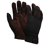 Image of MCR Safety HyperFit Mechanics Work Gloves, Synthetic Leather Palm, Reflective Logo on Back, Super Stretch Knuckle Fabric