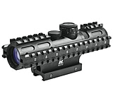 Image of NcStar 2-7X32mm Rifle Scope with 3 Rail Weaver Mount Sighting System