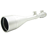 Image of NcSTAR Illuminated A.O. Rifle Scope - 6-24x50AOE Silver Rangefinder / Green / Ring SEFRS62450G Rifle Scope