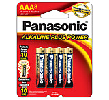 Image of Panasonic Aklaline Size AAA Plus Power Batteries - Pack