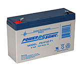 Image of Power Sonic 6 Volt 12Ah Sealed Lead Acid Battery w/ F1 Terminal
