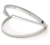 Image of Pyramex Silver Aluminum Bracket for Wide Brims