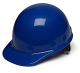 Image of Pyramex Sleek Shell Cap Style 4 Point Ratchet Suspension Hard Hat - Blue