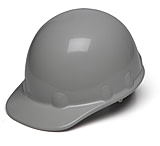 Image of Pyramex Sleek Shell Cap Style 4 Point Ratchet Suspension Hard Hat - Gray
