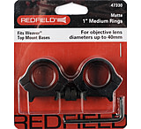 Image of Redfield Mounts 4 Hole Aluminum Rifle Scope Rings Medium/High/X-tra High