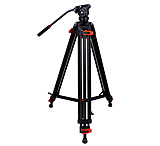 Image of SAMURAI Broadcast Pro Plus Professional 3-Section w/Fluid Head Video Tripod