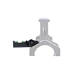 Image of Seekins Precision 0010650156-F X-Cap Adjustable Bubble Level Black 7075 Aluminum