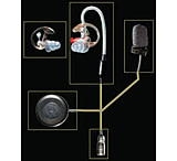 Image of Surefire EP310 Lapel Mic Radio Comm System with Sonic Defender
