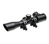 Image of TruGlo Tru-Brite Xtreme Tactical Compact TG8504TL Rifle Scope, w/ Rings 4x32mm Red/Green Illuminated Mil-Dot Range Finding Reticle