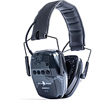 War Bird Intrepid BT-Bluetooth Rechargeable 23dB Earmuffs with Gel Ear Seals, Black, EAINBT