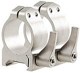 Image of Warne Medium Quick Detach Rings w/Silver Finish 201LS