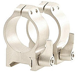 Image of Warne Medium Quick Detach Rings w/Silver Finish 214LS