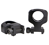 Image of Warne MSR Flat Top Rings Tactical Nut Ultra High 1 Inch Tube Diameter Black A430M