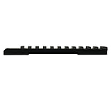 Image of Weatherby J010001 Scope Base Scope Base Picatinny Black 7075 T6 Aluminum 20 MOA