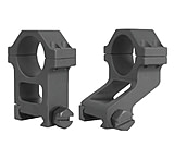 Image of Yankee Hill Machine Offset Combo Scope Ring Set Tall/Offset 30mm Weaver Matte Black YHM-305B