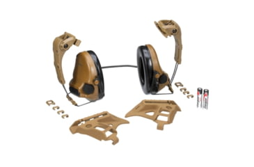 Image of 3M V Hearing Defender Headset w/IHPS Attachment, Coyote Brown, MT20H682HPS-09 CY
