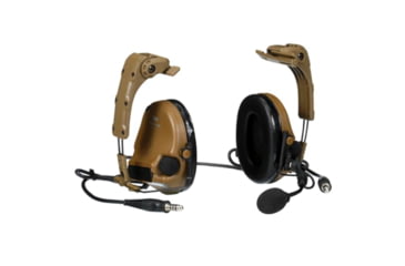 Image of 3M VI NIB Headset w/IHPS Attachment, Dual Lead, Coyote Brown, MT20H682HPS-19N CY