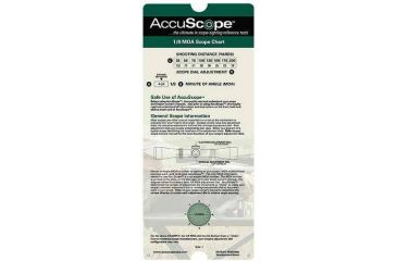 Image of AccuScope Scope Charts - 1/8 MOA