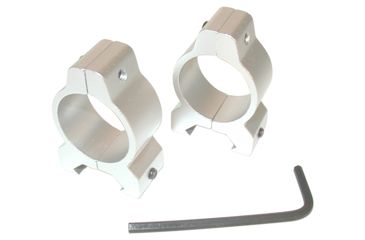 Image of ADCO Scope Rings 1in, Nickel, RGN