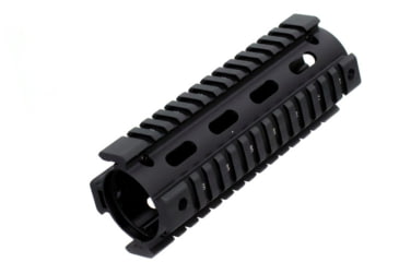 Image of AIM Sports Inc AR-15/M4 Handguard/Quad Rail Carbine Length, Black, Medium, MT021