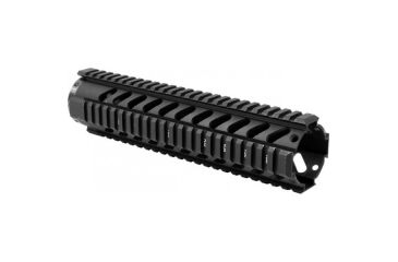 Image of AIM Sports Inc Mid-Length AR Free Float Quad Rail- V3, Black, Medium MT061, EDEMO9