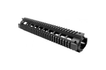 Image of AIM Sports Inc Stanag 4694-Rifle Length Quad Rail, Black, Large MT042