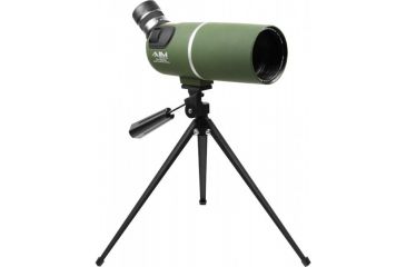 Image of AimSports 30-90X65 Spotting Scope/Green, Green SMG309065