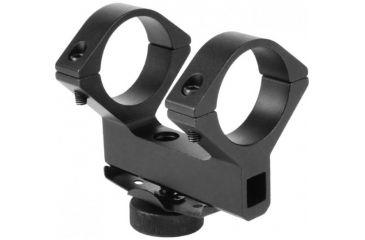 Image of AimSports AR15/M16 Compact 30mm w/ 1in. Inserts One Piece Scope Mount For Ch, Black MT006C