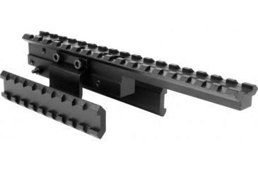 Image of AimSports Mosin Nagant Tactical Tri-Rail Mount, Black MNGTM